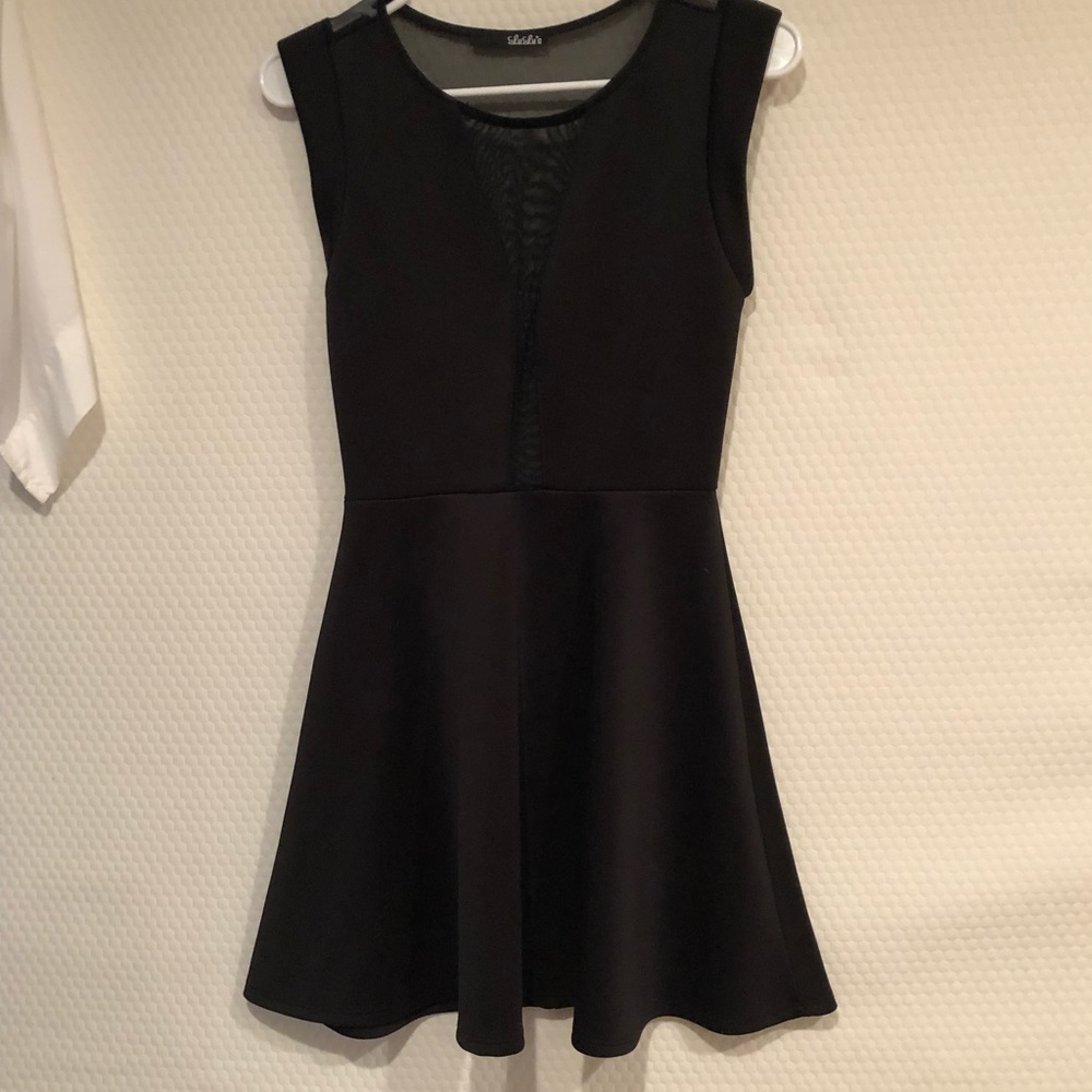 Lulus mesh black dress